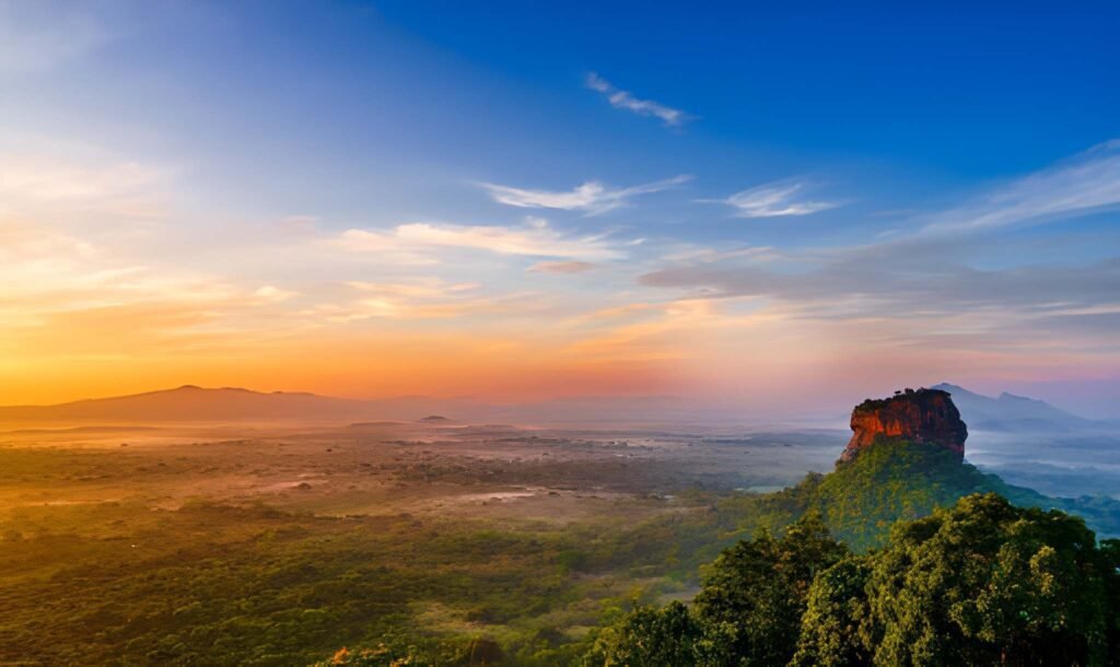 sigiriya sri lanka amanecer vista mejor hora