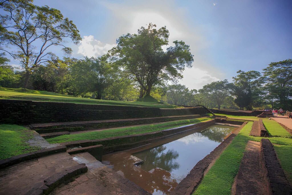 sigiriya sri lanka jardines acuaticos fuentes antiguas